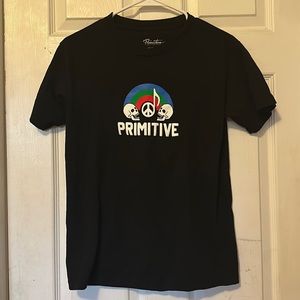 Primitive “Peace through music” Black T-Shirt
